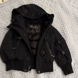 Ralph Lauren Kids Black Puffer Jacket